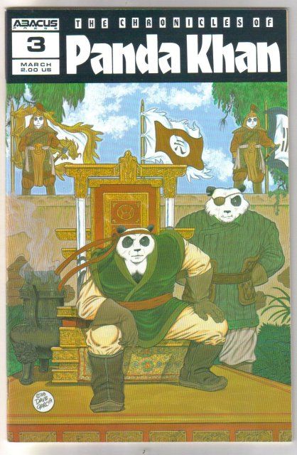 The Chronicles of Panda Khan complete set of 4 comic books all near mint