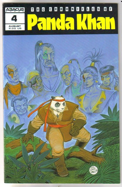 The Chronicles of Panda Khan complete set of 4 comic books all near mint
