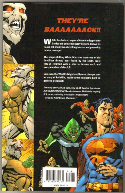 JLA Terror Incognita trade paperback mint