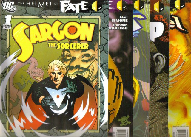 The Helmet of Fate set of 5 mint comic books