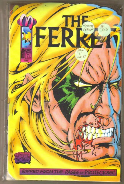 The Ferret set of 11 mint comic books