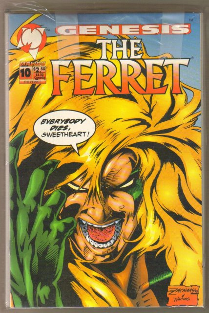 The Ferret set of 11 mint comic books