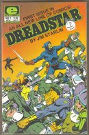 First 8 issues of Dreadstar comic books by Jim Starlin. Near mint.