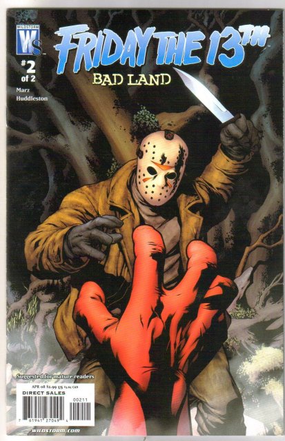 Friday the 13th Badland 2 issue comic book mini-series