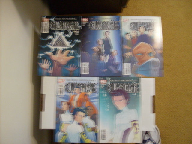 Guardians Reach for the Stars 5 issue mini-series mint comic books