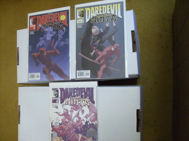 Daredevil Ninja 3 issue mini-series comic books