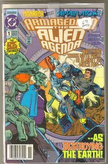 Armageddon The Alien Agenda 4 issue set near mint comic books