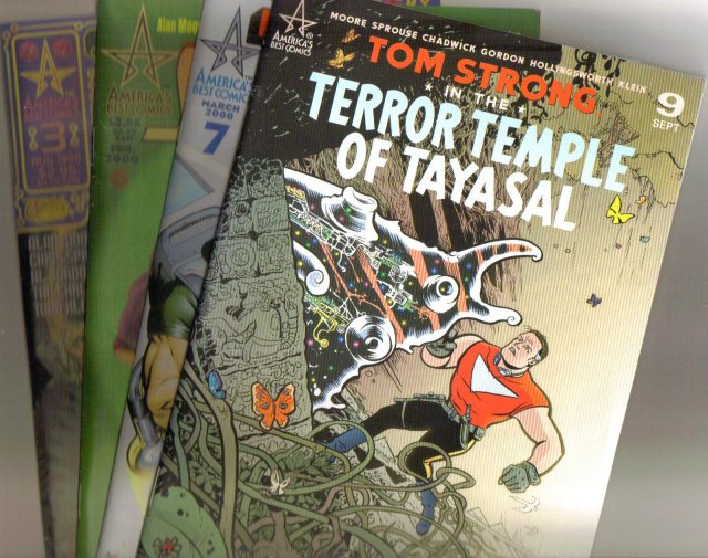 Tom Strong in the Terror Temple of Tayasal issues 3,6,7,and 9 near mint comic books