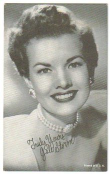 Gale Storm arcade card