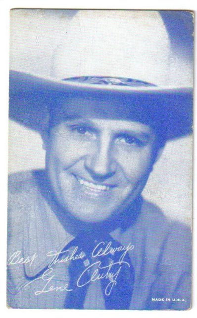 Gene Autry arcade card