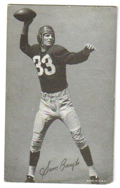 Sammy Baugh arcade card
