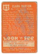 Clara Barton Look'n See card