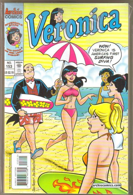 Nine issue Veronica comic book collection