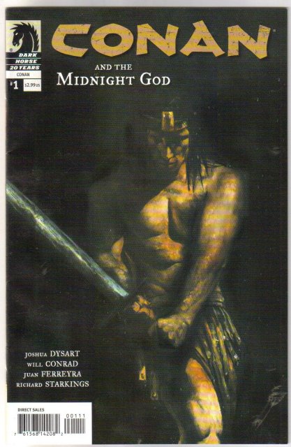 Conan and the Midnight God 5 issue mini-series comic books near mint