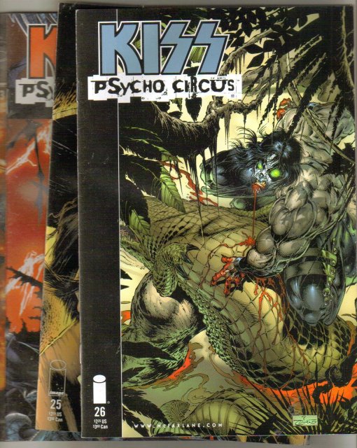 Kiss Psycho Circus 4 issue starter comic book collection