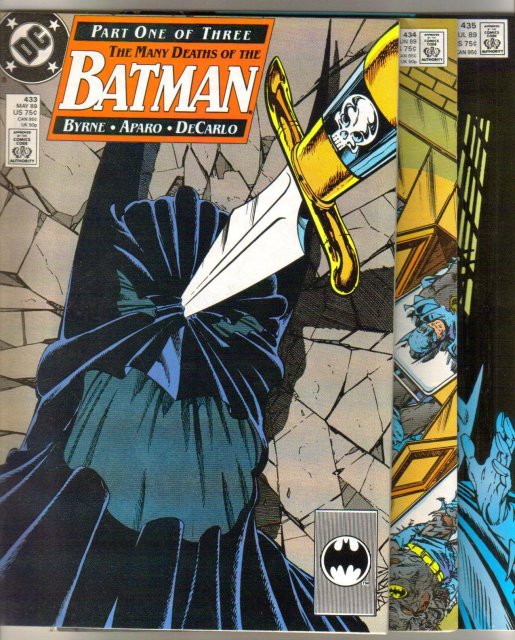 The Many Deaths of the Batman three issue storyline very fine/near mint