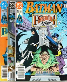 Batman The Penguin Affair three issue storyline near mint