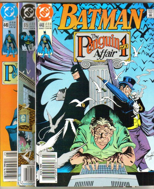 Batman The Penguin Affair three issue storyline near mint