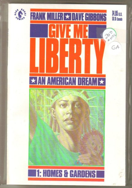 Give Me Liberty 4 issue mini series originals and in mint condition