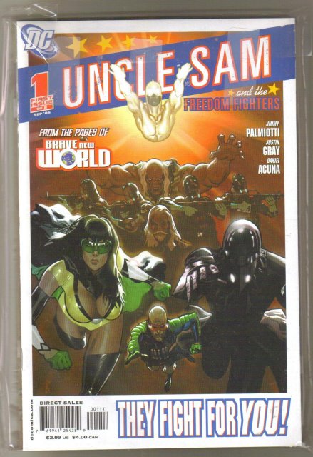 Uncle Sam 8 issue mini series originals and in mint condition