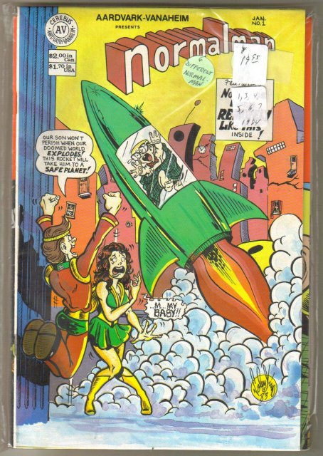 Normalman random collection of 6 comic books