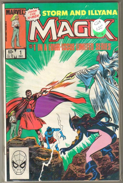 Storm and Illyana Magik complete run of 4 comics in near mint condition
