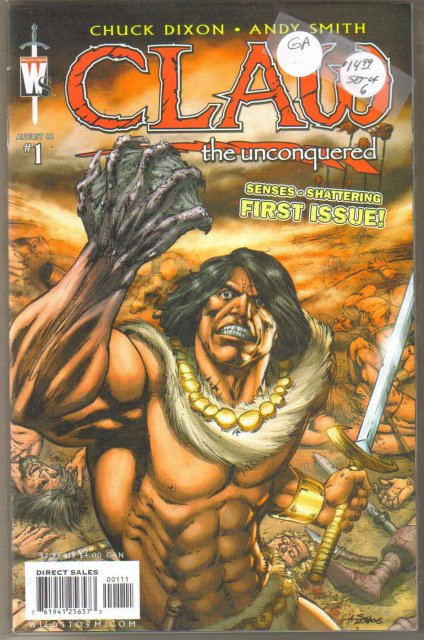 Claw the Unconquered complete run of 6 comics in near mint condition
