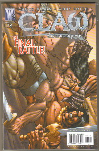 Claw the Unconquered complete run of 6 comics in near mint condition