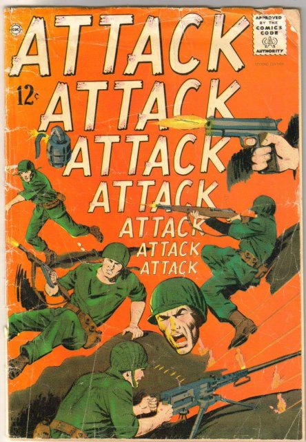 War comic book assortment of 10 various