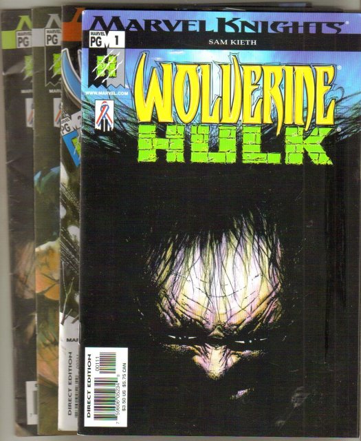 Wolverine and Hulk 4 issue mini-series by Sam Keith