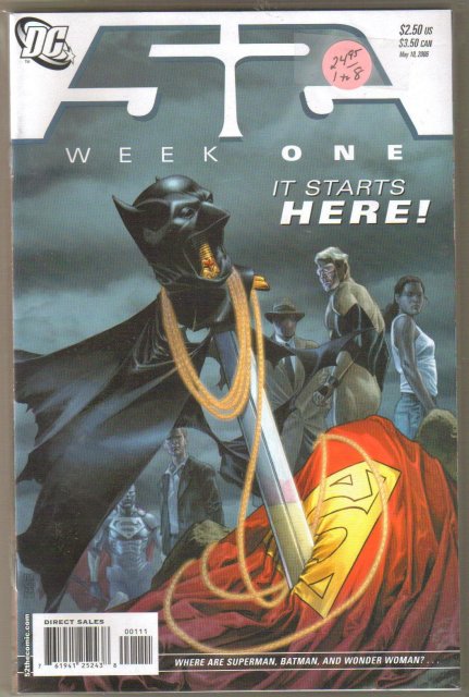 52 Weeks 1 thru 8 mint comic books