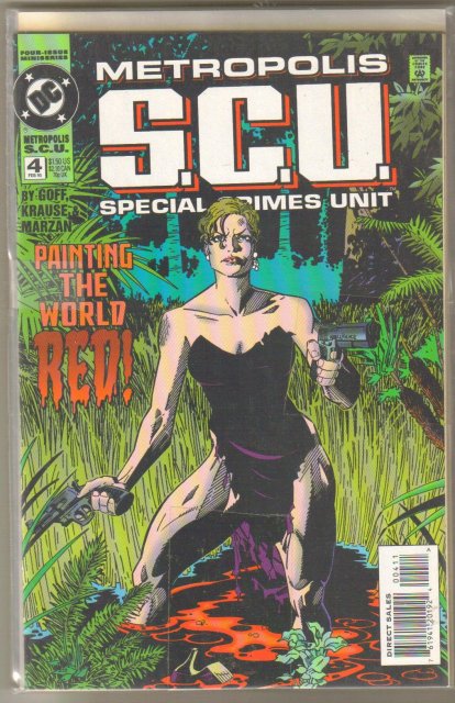Metropolis S.C.U. Special Crimes Unit 4 issue mini-series comic books