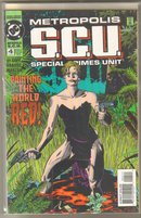 Metropolis S.C.U. Special Crimes Unit 4 issue mini-series comic books