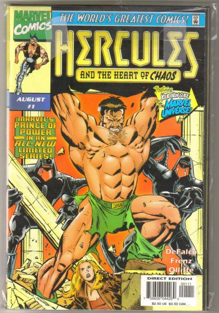 Hercules and the Heart of Chaos 3 issue mini series
