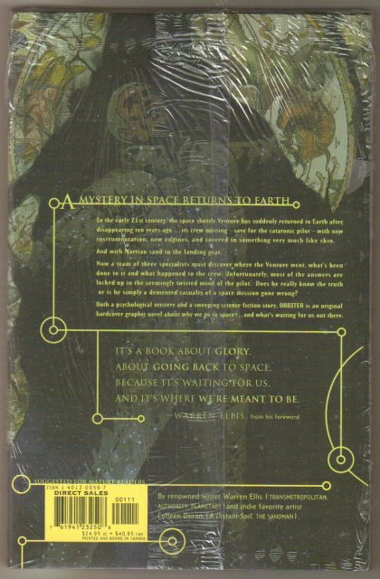 Warren Ellis' Orbiter hardcover brand new