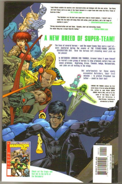 Outsiders: Looking for Trouble brand new trade paperback