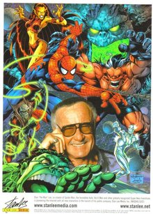 Stan Lee color glossy photo 8 by 10