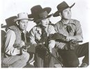 Johnny Mack Brown and co-stars black and white glossy photo 8 by 10
