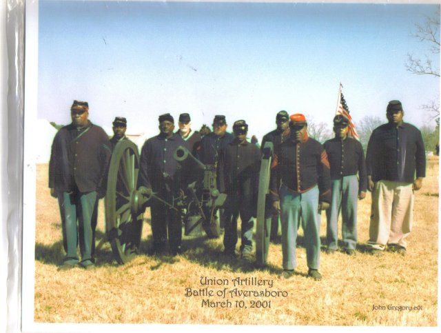 All black union artillery unit color glossy photo 8 by 10