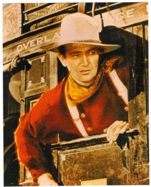 John Wayne Stagecoach glossy color photo 8 by 10