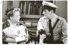 Andy Griffin show Aunt Bea and deputy black and white glossy 8 by 10 photograph