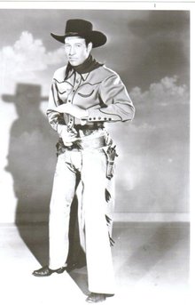 Wild Bill Elliot black and white glossy 8 by 10 photograph
