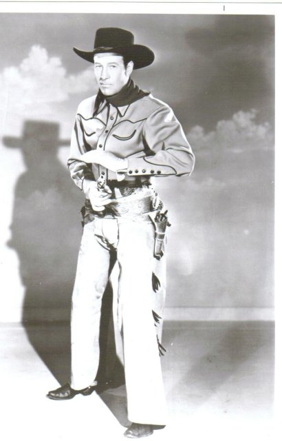 Wild Bill Elliot black and white glossy 8 by 10 photograph