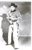 Wild Bill Elliot black and white glossy 8 by 10 photograph