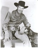 Wild Bill Elliot black and white glossy 8 by 10 photograph