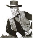 John Wayne Red River black and white glossy 8 by 10 photograph