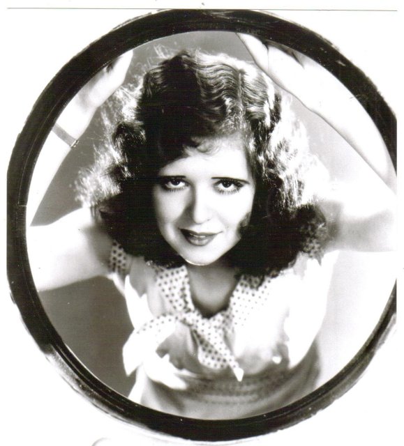 Clara Bow black and white glossy photograph 8 by 10