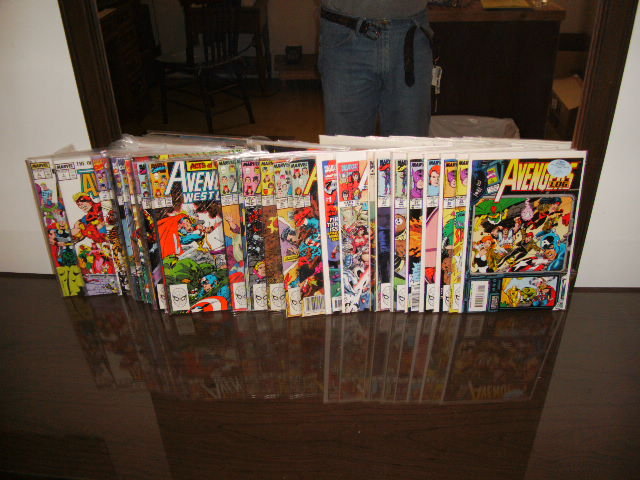 Miscellaneous Avengers collection of 39 comic books mostly mint