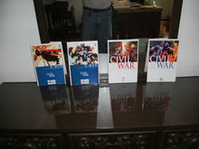 Civil War comic book assortment of 4