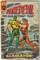 Daredevil #18 comic book letter page clipped